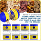 Dog Treat Dispensing Puzzle Toy Adjustable Food Dispenser Slow Feeder Puppy Enrichment Training Rolling Ball Pet Interactive Chase Toys for Small Medium Large Dogs to Keep Them Busy