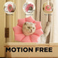 Puffy Crew Soft Cat Cone Collar, Adjustable Waterproof Recovery Collar, Lightweight Elizabethan e Collar for Cats of All Breeds (Pink, Medium, Neck Circumference 6.5'' - 10.5'')