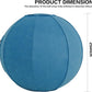 Yoga Ball Exercise Ball, Anti Slip Stability Ball Chair, 25” Heavy Duty Large Gym Ball for Fitness, Balance and Core Workout with Cover, Easy Clean