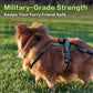 CLEPAWS Dog Harness for X-Large Dogs, No Pull Dog Harness Easy Walk with Metal Hardware, Ergonomic Y-Shaped Design, Soft Padding, Padded Handle, Durable High-Tensile Nylon (Evergreen, XL)