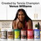 Happy Viking Cookies and Cream Plant Protein Powder, Created by Venus Williams, 20G Protein, Low Carb, Keto, Vegan, Gluten-Free, Non-GMO, Superfoods, Complete Meal Replacement, 1 Canister