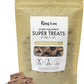 King Lou Pets - Pork Heart Bites for Dogs and Cats - USA-Made Freeze Dried Treats - Taurine, Zinc, and Iron - 1 lb Prior to Freeze-Drying
