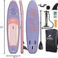 UPWELL 11’6”/11'2”/11'/10'8”/10'6”/10'2” Inflatable Stand Up Paddle Board with sup Accessories Including Backpack, Repairing Kits, Non-Slip Deck, Leash, 3 Fins, Paddle and Hand Pump