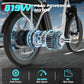 Caroma Electric Scooter with Seat, 48V Removable Battery E-Bike, Up to 30Miles&20MPH, 500/800/1200W Motor, 20" Fat Tire Adult Electric Bicycles for Commuting with Basket