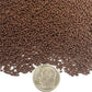 Aquatic Foods Inc. Blackworm Micro .8mm Floating Pellets with Color Enhancers & Vitamins for Discus, Guppies, Tetras, Live Bearers, Baby Cichlids, Baby Koi, All Tropical and Pond Fish...8oz Jar
