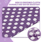 Magshion Foldable Pet Stroller, 3-in-1 Dog Travel Jogger with Detachable Carrier, Cup Holder, Storage Basket, Folding Carrier for Small/Medium Dogs & Cats Up to 33 lbs, Purple Polka Dots