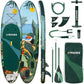 Inflatable Paddle Board for Adults with Accessories Included, Oar, Fins, Pump. Stand Up Paddleboard Great Stability and Resistance. 10’ x 33" x 5.9", Maximum Load 286 lb