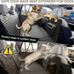 Back Seat Extender for Dogs, PVC Rods Support and Hard Bottom Car Seat Cover for Dogs, Heavy Duty Dog Car Seat Cover for Back Seat, Dog Hammock for Car, Waterproof Pet Bed For Car, SUV, Truck
