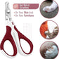 Mr. Pen Cat Nail Trimmer - Wine & White, Cat & Kitten, Small Dog Nail Clipper & Claw Trimmer