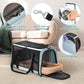 PETSFIT Soft-Sided Cat Carriers & Car Seats with Patent Safe Buckles, Clip-On Harness，18"x11"x11" Airline Approved Pet Carrier - 9 lbs Capacity (Cyan Blue)