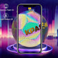 Soccer Ball, Holographic Reflective Glowing Soccer Ball for Men Women Training