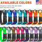 Dogline Biothane Waterproof Dog Collar with Quick Release Buckle Strong Coated Nylon Webbing with Odor- Proof for Easy Care Easy to Clean Fits Small Medium or Large Dogs, Orange 3/4" W 12-19" L