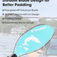 Adjustable Kayak Paddle with Carbon Shaft and PP Blade Available in 220-230/220-240/230-250cm Floating Lightweight Kayak Oars with Original Pattern
