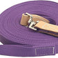 Southwestern Equine 35' Flat Cotton Web Lunge Line with Bolt Snap & Rubber Stop (35', Lavender)
