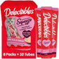 Delectables Squeeze Up Kitten Creamy Squeezable Puree, Lickable Wet Cat Treats, Grain Free, No Added Fillers, No By-Products, No Added Preservatives, 0.5 Ounces Tube Tuna & Salmon, 32 Tubes Total