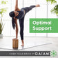 Gaiam Yoga Block - Supportive Latex-Free Eva Foam - Soft Non-Slip Surface with Beveled Edges for Yoga, Pilates, Meditation - Yoga Accessories for Stability, Balance, Deepen Stretches