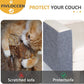78.7"x15.8"Self-Adhesive Climbing Cat Scratch Protector Pads - Trimmable Furniture Guard for Sofa, Walls & Floors, DIY Cat Tree/Tower/Bed, Replaceable Scratch-Resistant Mats (Light Gray)