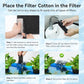 Aquarium Filter Sponge Pad, Filter Media Foam Sponges, Filter Accessories for Fish Tanks and Ponds (18.5"x18.5"x0.8", 50PPI, 2 Pack)
