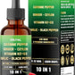 10in1 Cayenne Pepper Liquid Drops + Ginger, Ceylon Cinnamon, Vitamin D3, Vitamin K2, Garlic, Black Pepper and More - Digestion Support - 2 Fl Oz - 2 Months Supply