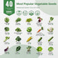 Organo Republic 40 Vegetable Seeds Variety Pack - 26000 Non GMO Heirloom Seeds for Planting Vegetables & Fruits in Bulk Individual Seed Packets, Home Garden Seeds for Hydroponic, Indoor & Outdoors