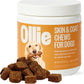 Ollie Dog Skin & Coat Supplement, Soothes Irritated Skin, Promotes Healthy & Shiny Fur & Coat, 60 Count Appx.