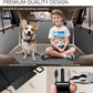 Back Seat Extender for Dogs, Heavy Duty Dog Car Seat Cover for Back Seat and Aggressive Chewer, Large Hard Bottom Car Seat Cover for Dogs, Dog Hammock for Car, Travel Pet Car Bed for Car, SUV, Truck
