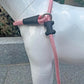 Slip Lead Dog Leash，Strong Nylon Rope Leash and Padded Handle,No Pull Outdoor Walking Training Lead for Small Medium Large Dogs (Pink, 1/2"×4ft)