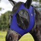 Harrison Howard Horse Fly Mask with Forelock Opening Stretch Breathable and Comfortable for Horses UV -Protection Navy M