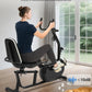 ECHANFIT Recumbent Exercise Bike for Home - 380LBS Weight Capacity, Exercise Bike with Smart Workout APP, 16-Level Magnetic Resistance, Backlit Display, Comfortable Seat
