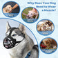 Dog Muzzle for Large Dogs, Breathable Basket Muzzles for Small, Medium and X-Large Aggressive Dog, Allows Panting Drinking, Suitable for Grooming Trimming Training (1, Black)
