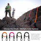 Dog Seat Belt for Car | Universal Dog Car Seatbelt | Durable Reflective Rope with Clip Hook Latch, Buckle and Carabiner- Safe and Secure Pet Safety Restraint (Orange)