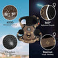NESTROAD No Pull Dog Harness,Adjustable Oxford Dog Vest Harness with Leash,Reflective No-Choke Pet Harness with Easy Control Soft Handle for Small Dogs(Small,Dark Brown)