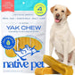 Native Pet Yak Cheese Himalayan Dog Chews - Long Lasting Dental Sticks for Large Breeds – 100% All Natural Himalayan Yak Chews for Large Dogs – Cheese Bone for Aggressive Chewers - 3 Per Pack