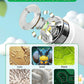 Microscope for Kids, Educational Science Kit Toys Portable Handheld Magnifying Glass, Macro Fixed Focus Digital Kid Microscopes Up to 1000x Magnification,4X Zoom, Interactive Learning, Ages 3+