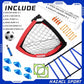 Kids Soccer Goal for Backyard, 6x4 9x5 FT Portable Soccer Nets Pop Up with Ball, Agility Ladder, Cones, Target & Carry Bag for Toddler Youth Outdoor Indoor Training Practice Sports Games Play