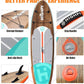 Highpi Inflatable Stand Up Paddle Board for Youth and Adults – Wide Sup with Premium Accessories, Blow Up Paddleboard for Surfing, Fishing, Yoga & More