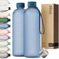 KIVY Slim Water Bottle 50oz [Lightweight & Shatterproof] - Reusable Tritan Water Bottle - Leak Proof Water Bottle for Women & Men - No Spill - Dishwasher Safe - Blue Water bottle