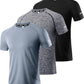 Boyzn 1, 3, 5 or 7 Pack Men's Workout Running Shirts, Dry Fit Moisture Wicking T-Shirt, Gym Athletic Short Sleeve Tee Shirts