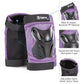 Skating Protective Gear Kids Toddler Knee Pads and Elbow Pads Set, Bike Protection for Kids Wrist Guards for Roller Skating Skateboarding Cycling Purple