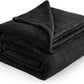 Bedsure Fleece Blanket California King Size Black - Lightweight Plush Fuzzy Cozy Soft Bed Blankets, 102x96 inches