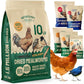 Bulk Dried Mealworms - 10 Lb Bag - Non-GMO Dried Mealworms for Chickens, Ducks & Wild Birds - High-Protein Chicken Feed & Bird Food