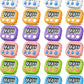 24 Pack Digital Kitchen Timer Magnetic Digital Timer with Big Display Loud Ring Cooking Timers for Kitchen Electronic Timer for Cooking, Bathing, Gym, Break Time, Classroom(6 Color)