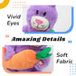 Hopearl Talking Singing Bunny Repeats What You Say Rabbit Musical Shaking Head Electric Interactive Animated Toy Speaking Plush Buddy Gifts for Toddlers, Purple, 15''