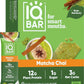 IQBAR Brain and Body Plant Protein Bars - Matcha Chai - 12-Count Low Carb - Gluten Free, High Fiber, Vegan Snacks - Low Sugar Meal Replacement