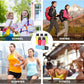 Rtteri 6 Pcs Neoprene Water Bottle Carrier Bag with Adjustable Shoulder Strap 32oz Insulator Water Bottle Cover Holder Cooler Sleeve for Stainless Steel/glass/plastic (Stylish)