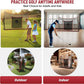 Golf Practice Net - Heavy Duty Driving Range Net with High Impact Chipping Target, Include Carry Bag and Golf Balls for Indoor Outdoor