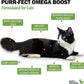 Deley Naturals Wild Caught Fish Oil for Cats with 2X Omega - Cat Fish Oil with Highest EPA & DHA Potency - Omega 3 for Cats for Shedding, Skin, Coat, Joints, Heart and Immune System - Made in The USA