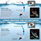 Diving Dry Snorkel, Easy Breath Diving Snorkel for Snorkeling, Scuba Diving, Freediving, Swimming Training, Design with Food-Grade Silicone Mouthpiece/Top Dry Valve for Adult Youth