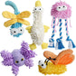 Nocciola Small Medium Large Dog Toys, Cute Soft Squeaky Crinkle Plush Stuffed Durable Pet Teething Animal Chew Toys for Small to Large Breed, Cognitive Stimuting Boredom Puppy Busy Birthdays Gifts