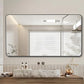 36" x 48"Bathroom Mirror, Matte Black Wall Mirror with Metal Frame, Decorative Rectangular Vanity Mirror for Bedroom Bathroom Living Room Entryway (Horizontal/Vertical)